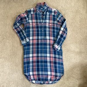 Gap Plaid Flannel Dress
